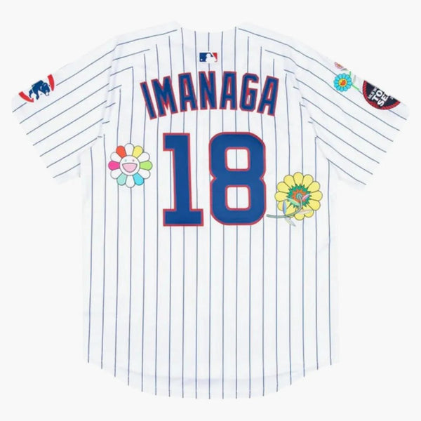 Nike x Takashi Murakami x MLB World Tour Tokyo Serie 2025 Cubs Imanaga Jersey Multicolor