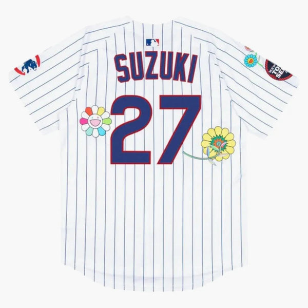 Nike x Takashi Murakami x MLB World Tour Tokyo Serie 2025 Cubs Suzuki Jersey Multicolor