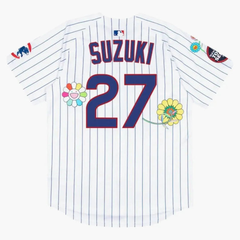 Nike x Takashi Murakami x MLB World Tour Tokyo Serie 2025 Cubs Suzuki Jersey Multicolor
