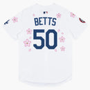 Nike X Takashi Murakami X MLB World Tour Tokyo Series 2025 Dodgers Betts Jersey White