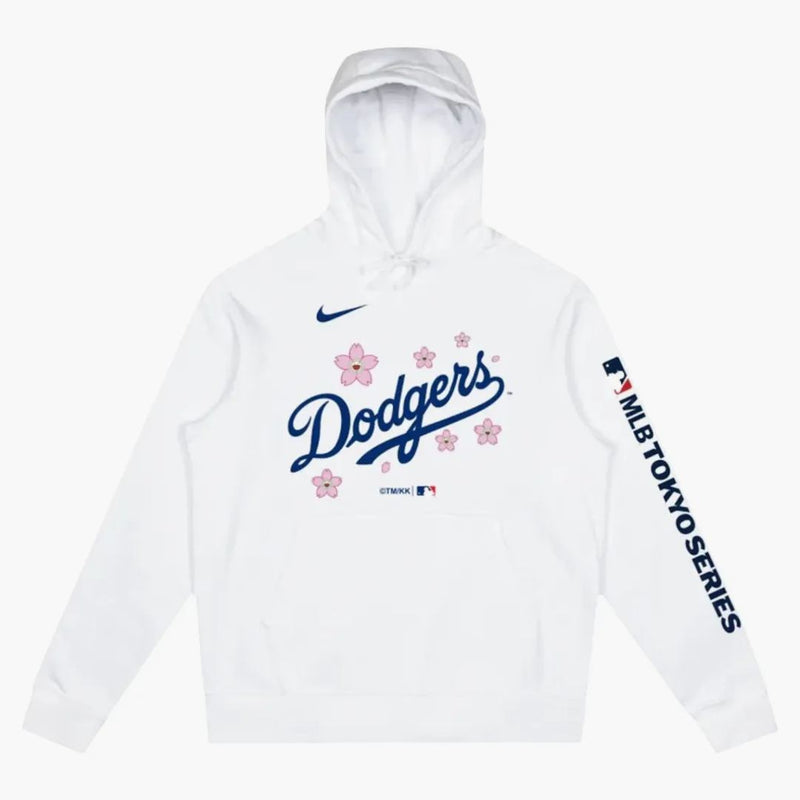 Nike X Takashi Murakami X Mlb World Tour Tokyo Series 2025 Dodgers Hoodie White