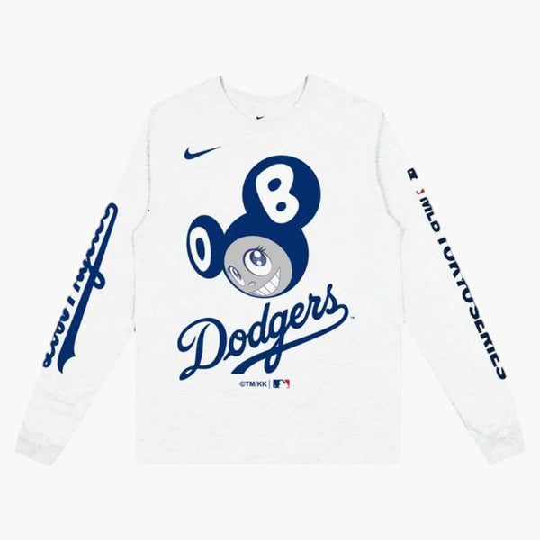 Nike X Takashi Murakami X MLB World Tour Tokyo Series 2025 Dodgers L/S TEE White