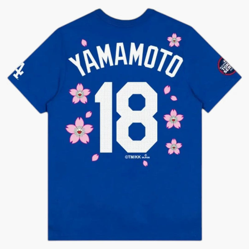 Nike X Takashi Murakami X MLB World Tour Tokyo Series 2025 Yamamoto Dodgers S/S Tea Blue