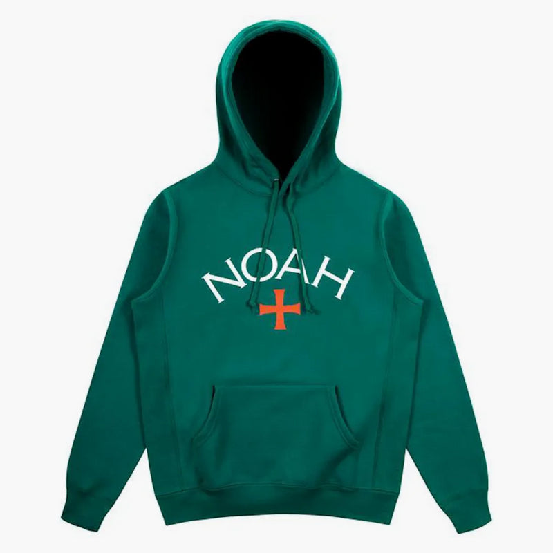 Noah Core Logo Hoodie (ss19) Deep Green