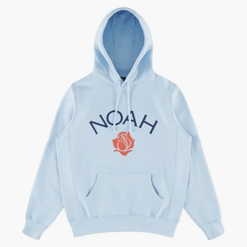 Noah Rose Logo Hoodie Light Blue