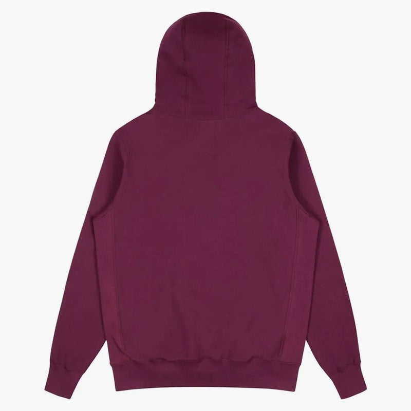 Noah Winged Foot Embroidered Hoodie Burgundy