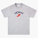 Noah Winged Foot Logo Tea (SS19) Athletic Heather