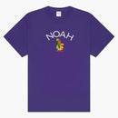 Noah x Nuovo ordine T-shirt logo core viola