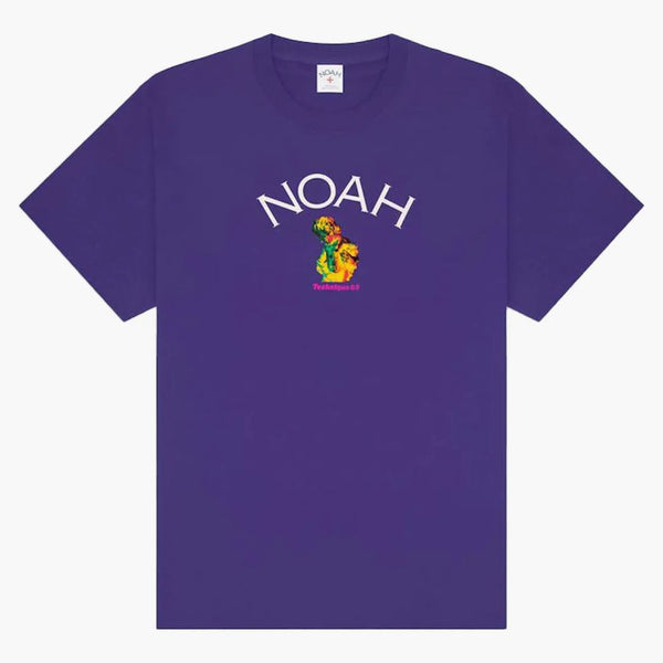 Noah X New Order Core Logo T-shirt lila
