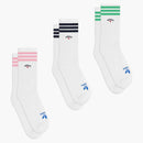 Noah X Adidas Socks (3 pack) White