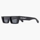 Off-white Marfa Rectangular Frame Sunglasses Black/dark Grey/white (oeri010y21pla0011007)