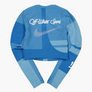 Off-white X Nike Women's Easy Run Top Photo Blue