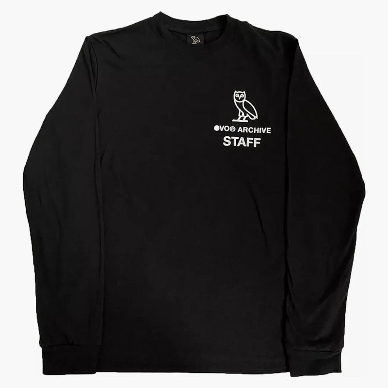 Ovo Archive Staff Exclusive L/S T-shirt Black