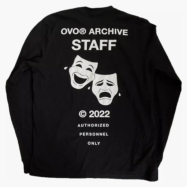 Ovo Archive Staff Exclusive L/s T-shirt Black