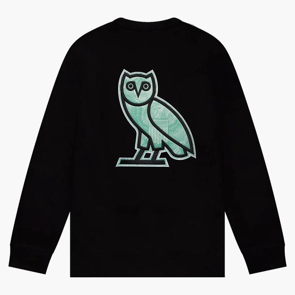 Ovo Banknote Crewneck Black