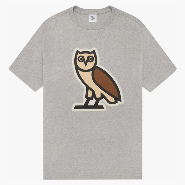 Ovo Bubble Owl T-shirt Heather Grey