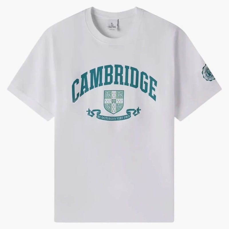 T-shirt del campus dell'Università di Ovo Cambridge