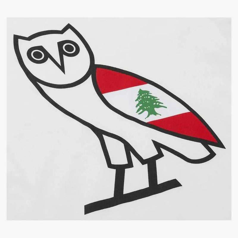 OVO Cedar of Libanon Og Owl T-shirt vit