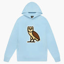 Ovo Chenille Bubble Owl Hoodie Light Blue