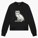 Ovo chenille Womens crewneck black
