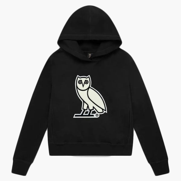 Ovo Chenille Womens Hoodie Black