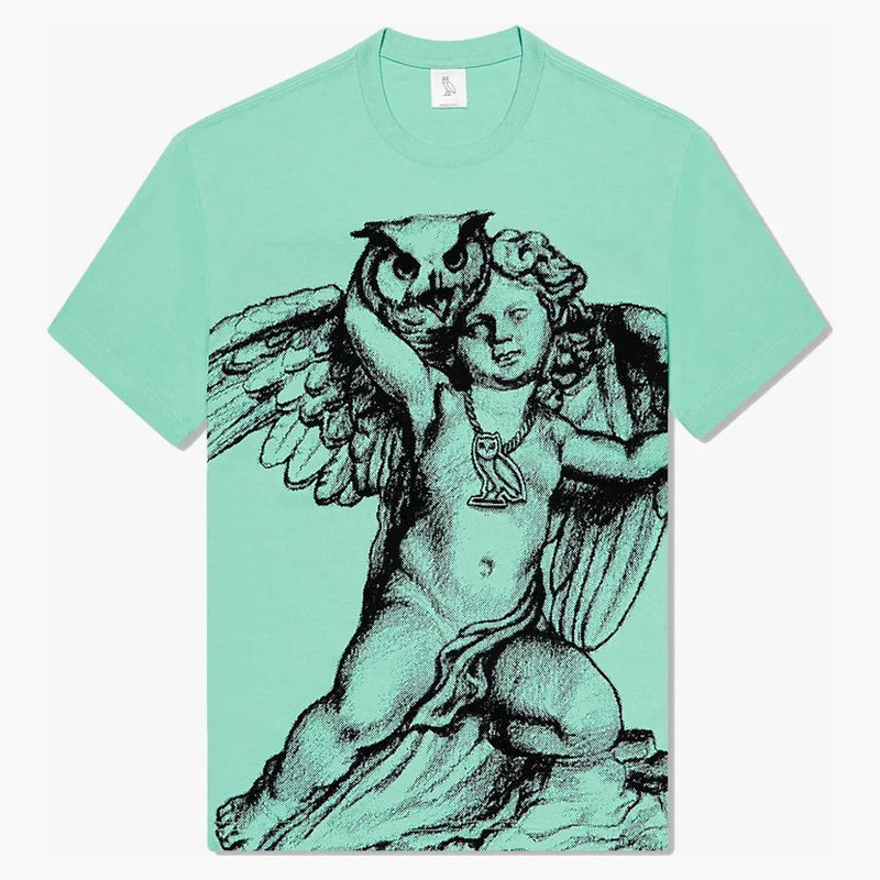 Ovo Cherub Owl T-shirt Teal