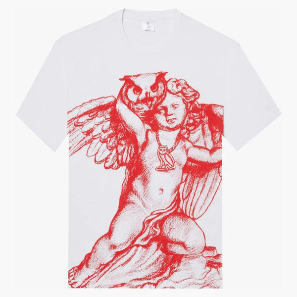 Ovo Cherub Owl T-shirt White