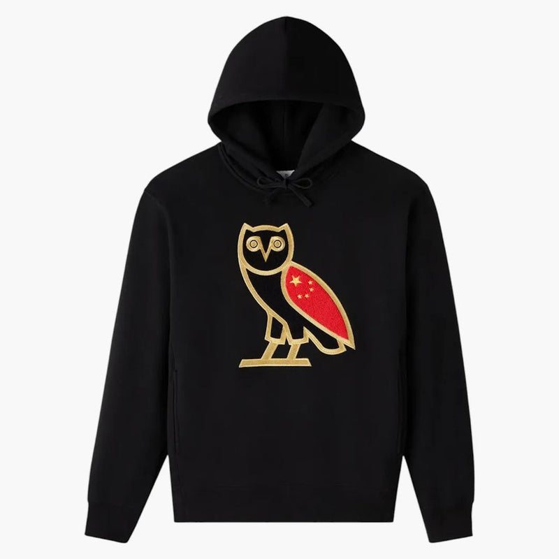 Ovo China Og Owl Cape d'appalto nero