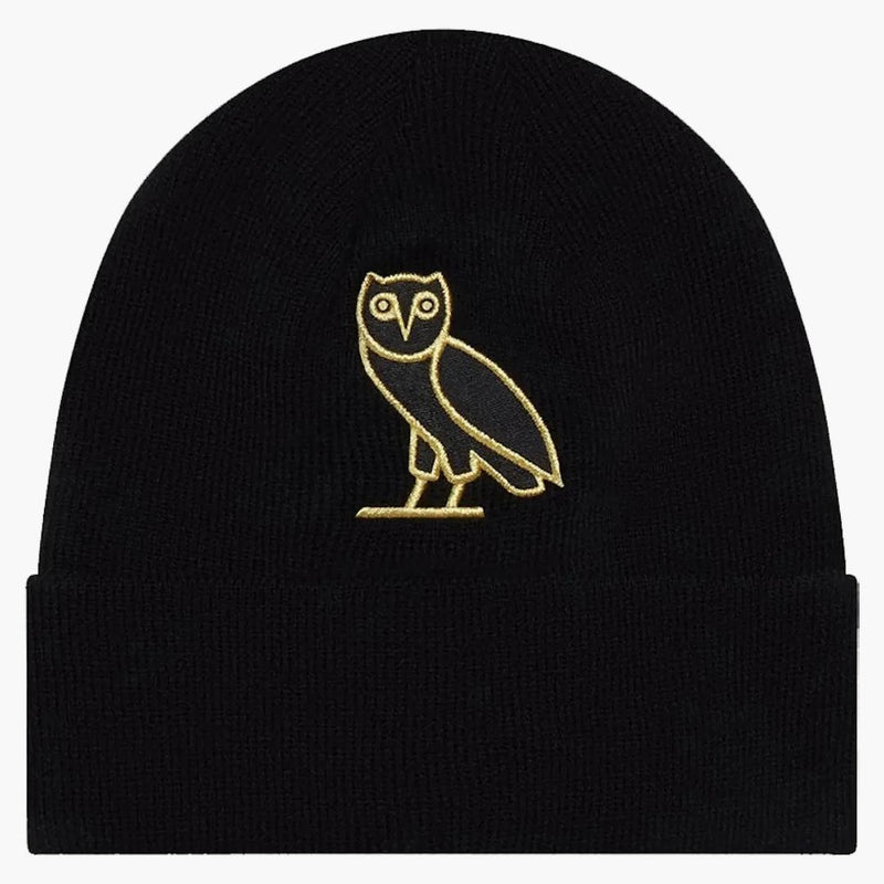 Ovo Classic Owl Beanie Black