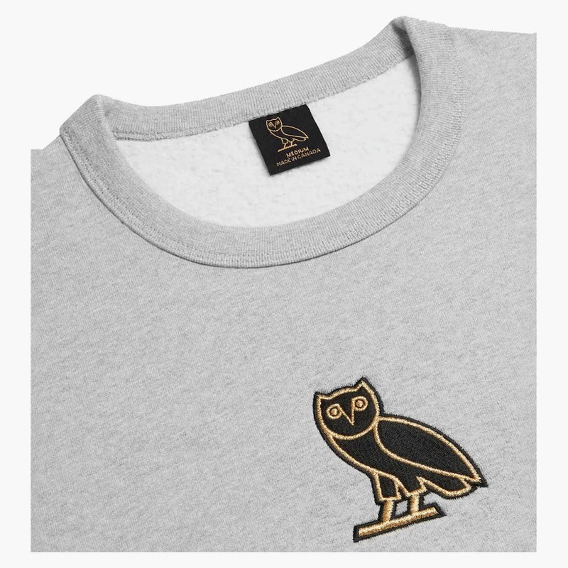 Ovo Classic Owl Crewneck Heather Grey