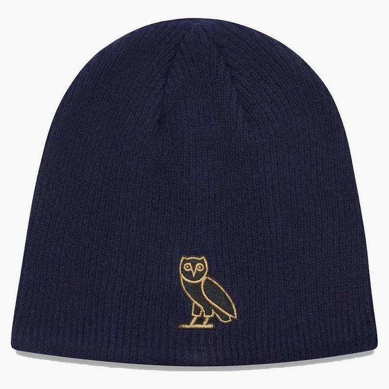 OVO Classic Owl Cufffly Beanie Navy