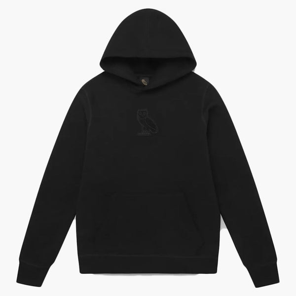 Ovo Classic Owl Hoodie Black Tonal