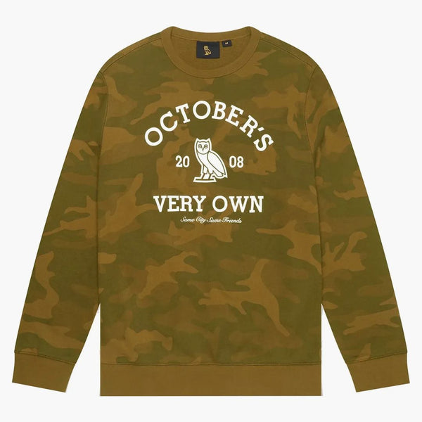 Ovo Collegiate Crewneck Camo