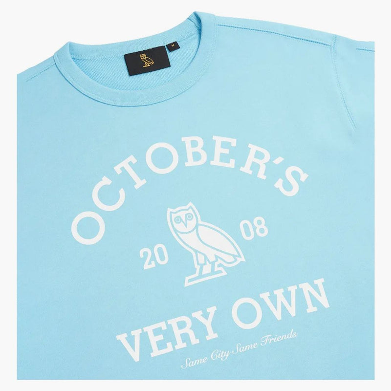 Ovo collegiate crewneck ljusblå
