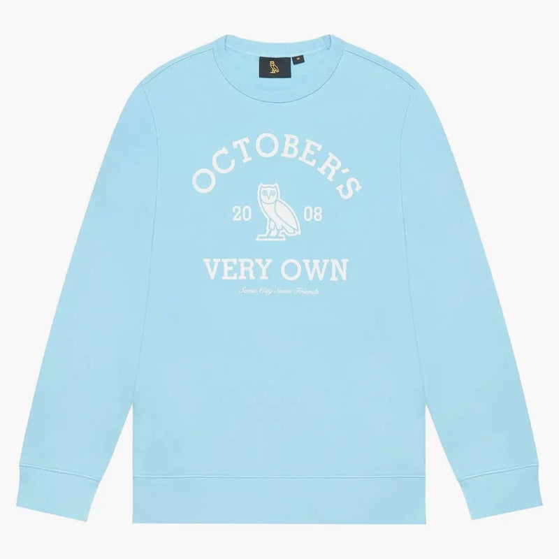 Ovo collegiate crewneck ljusblå