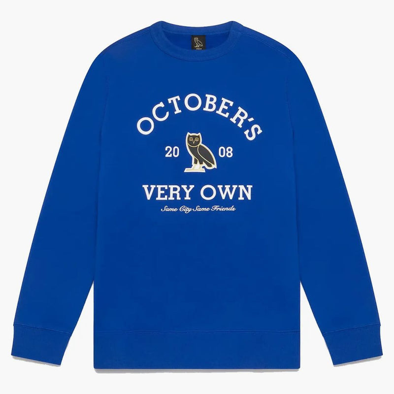 OVO Collegiate Crewneck Royal Blue
