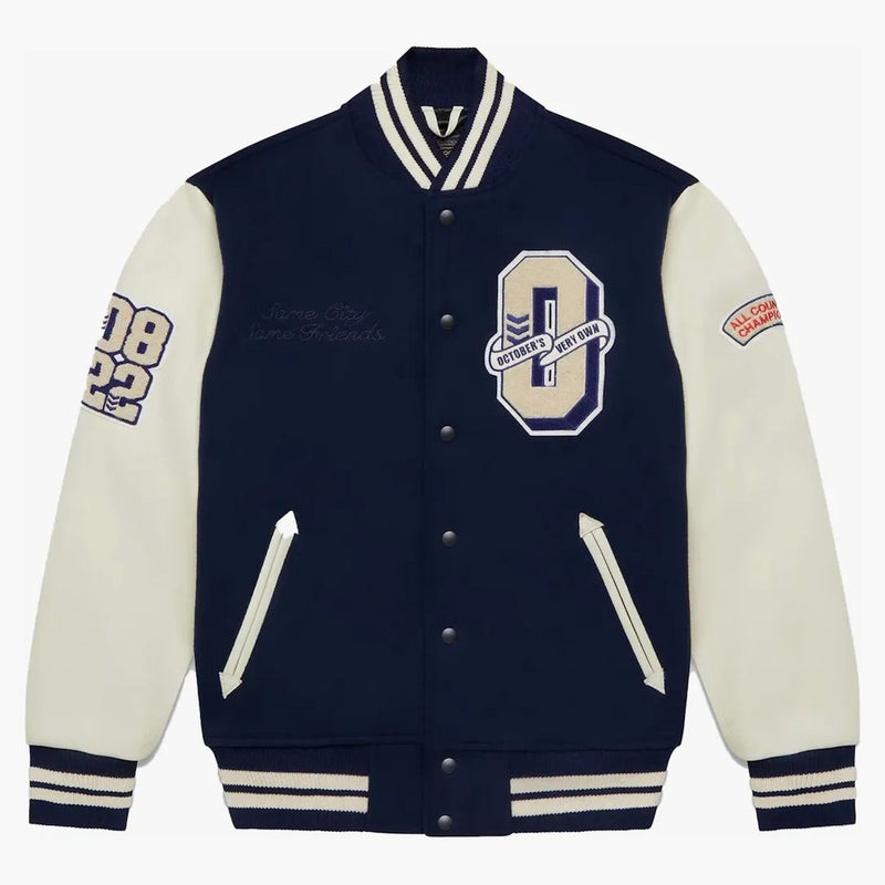 Ovo Collegiate Varrsity Jacket Navy