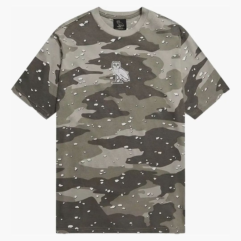 Ovo Desert camo maglietta con gufo riflettente grigio