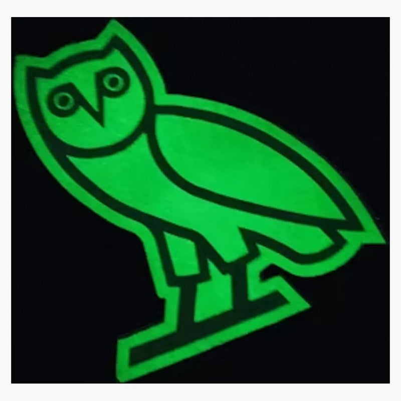 Ovo Glow in the Dark Classic Owl Hoodie Black