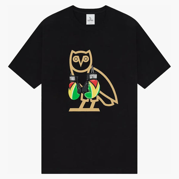 Ovo Guyana Boxing Guves Og Owl T-shirt Nero