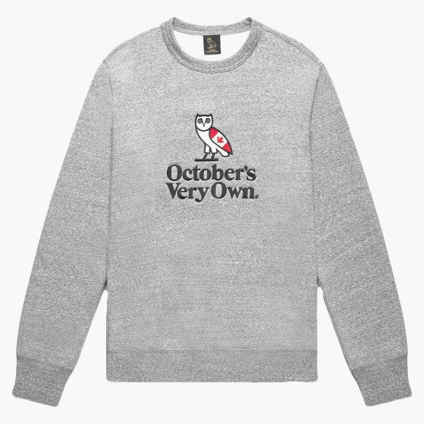 Ovo Heritage Crewneck Speckled Grey
