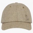 Ovo Herringbone Initial Sportscap Brown