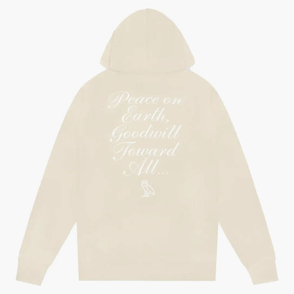 Crema OVO Holiday Owl Hoodie (FW21)