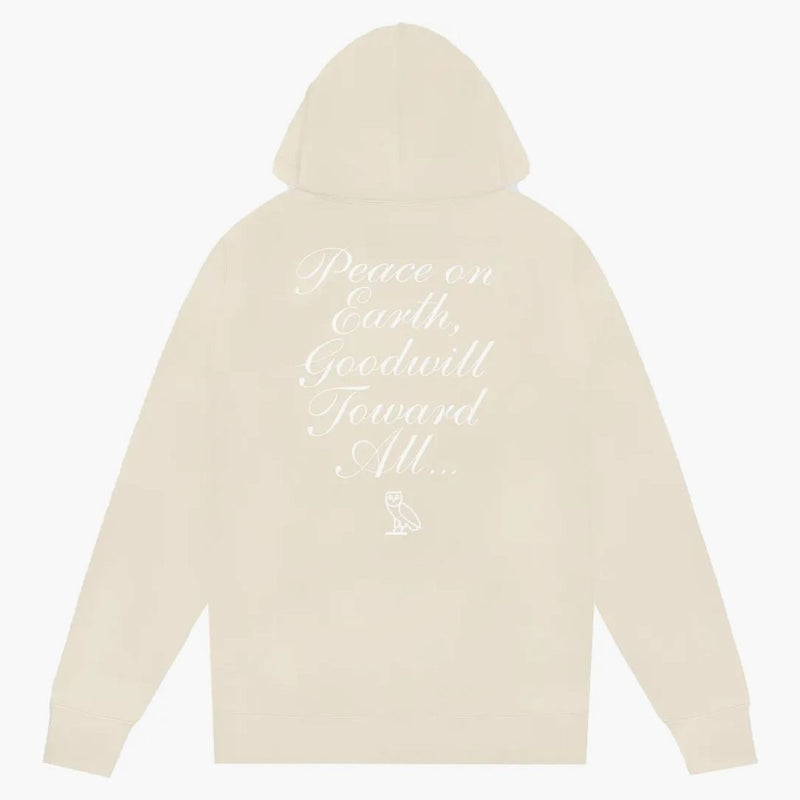 Crema OVO Holiday Owl Hoodie (FW21)
