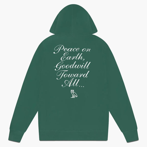 OVO Holiday Owl Hoodie (FW21) Green