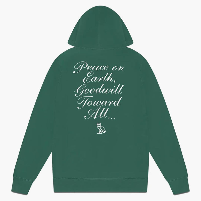 OVO Holiday Owl Hoodie (FW21) Green