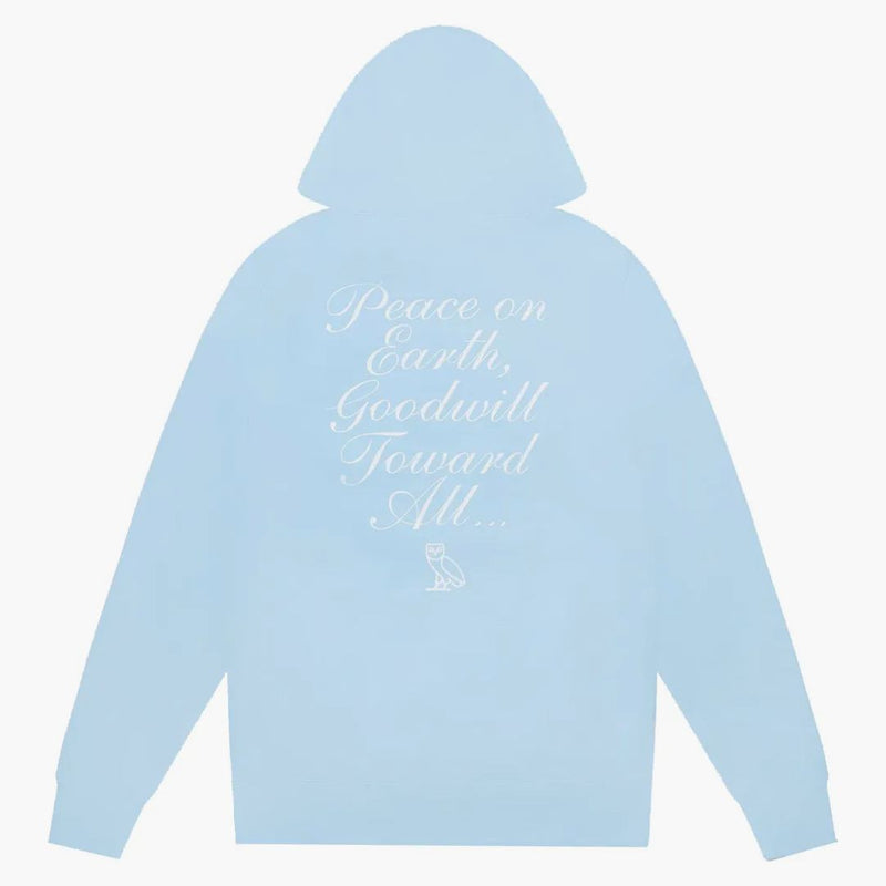 OVO Holiday Owl Hoodie (FW21) Sky Blue