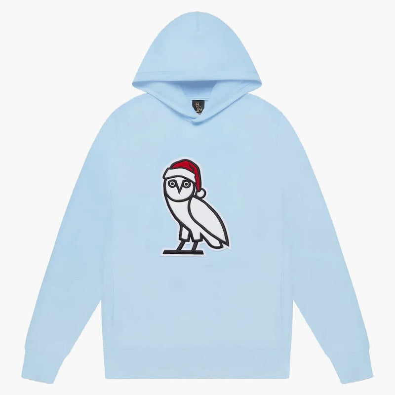 OVO Holiday Owl Hoodie (FW21) Sky Blue