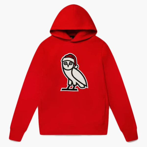 OVO Holiday gufo con cappuccio rosso