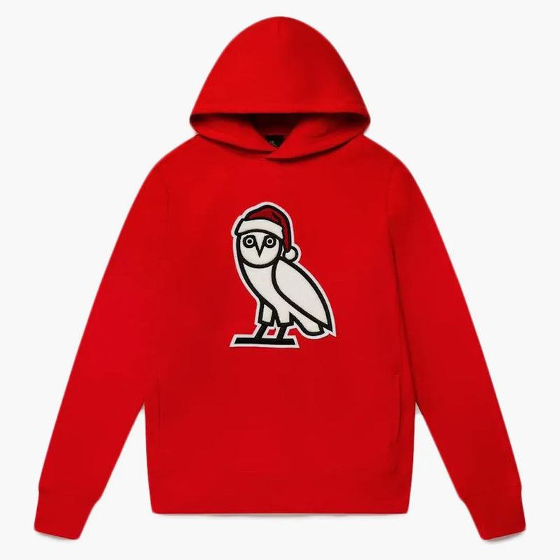 OVO Holiday gufo con cappuccio rosso